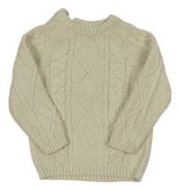 Smetanový svetr s 3D vzorem H&M