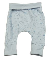 Světlemodré tepláky s žirafkami Mothercare