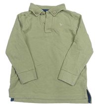 Khaki polo triko s dinosaurem George 