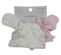 Nové - 2set - 2x čepice + 2x rukavice St. Bernard