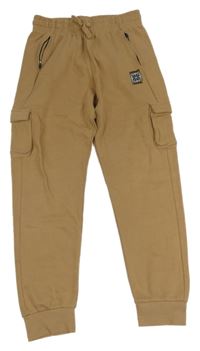 Béžové cargo tepláky F&F