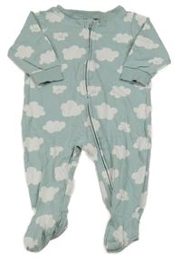 Světlemodrý overal s mráčky H&M