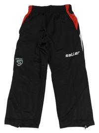 Černo-červené sportovní kalhoty Saller