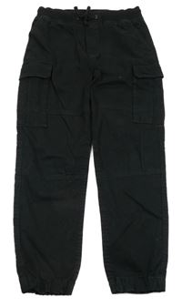 Černé cargo cuff rifle H&M