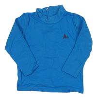 Azurové triko s rolákem Lupilu