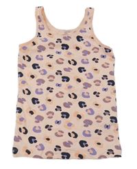 Světlerůžový vzorovaný top Hema 