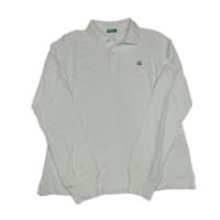 Bílé polo tričko s logem Benetton