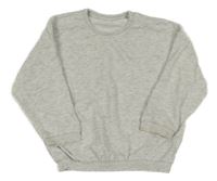 Šedá melírovaná oversize mikina George 