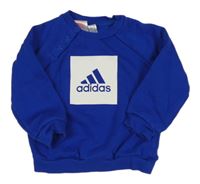 Tmavomodrá mikina s logem Adidas