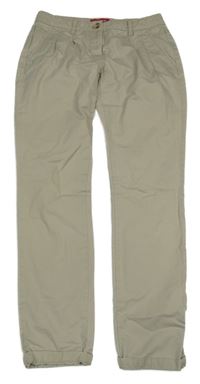 Béžové plátěné chino kalhoty Review