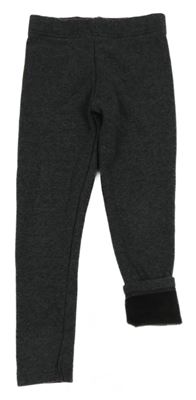 Tmavošedé melírované teplákové zateplené legíny PRIMARK