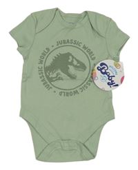 Nové - olivové body s dinosaurem - Jurský svět PRIMARK