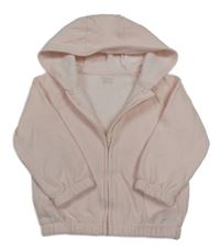 Světlerůžová propínací mikina s kapucí PRIMARK