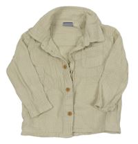 Světlebéžová mušelínová košile lupilu