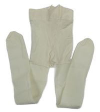 Smetanové silonky se třpytkami 