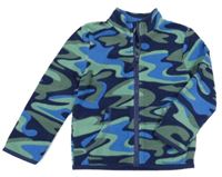Army fleecová propínací mikina Kids
