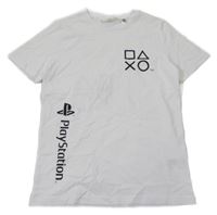 Bílé tričko se znakem a ovladačem - PlayStation H&M