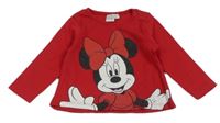 Červené triko s Minnie Disney