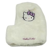 Bílá kožešinová kukla s Hello Kitty C&A
