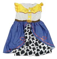 Kostým - Bílo-modro-žluté šaty - Jessie - Toy Story Disney
