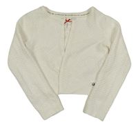 Bílé vzorované svetrové bolerko Jasper Conran