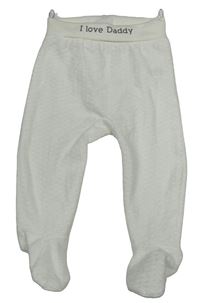 Smetanové sametové polodupky s medvědem C&A