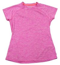Neonově růžové melírované sportovní tričko Matalan
