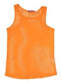 Oranžový pruhovaný lehký sportovní top Yd.