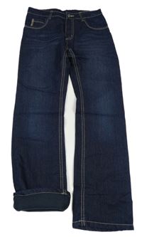 Tmavomodré zateplené rifle Pepperts