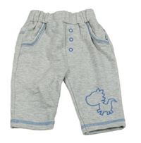 Šedé melírované tepláky s dinem Ergee