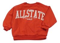 Červená mikina s nápisem TU