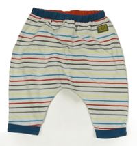 Bílo-barevné pruhované tepláky Next