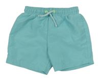 Světlemodré plážové kraťasy F&F