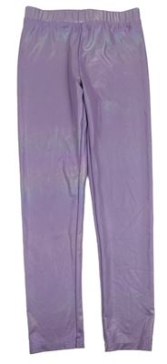 Fialové metalické legíny H&M