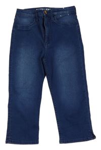 Tmavomodré crop rifle H&M