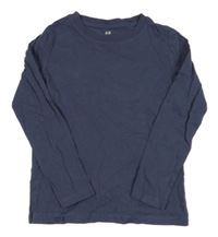 Tmavofialové triko H&M