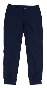 Tmavomodré cuff kalhoty Puma
