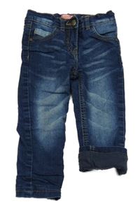 Tmavomodré podšité rifle Impidimpi