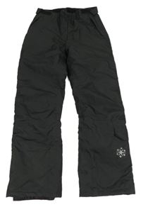 Černé šusťákové funkční oteplovačky Crivit