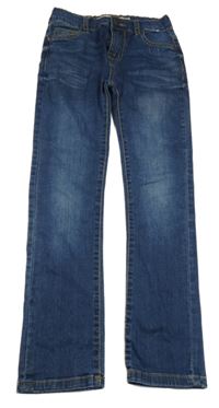 Tmavomodré teplákové rifle Denim Co.