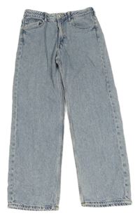 Světlemodré loose fit rifle H&M