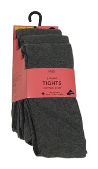 Nové - 3set - 3x šedé punčocháče M&S