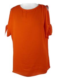 Dámská červená halenka s průstřihy na ramenou Peacocks 