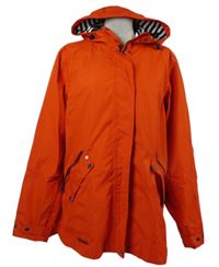 Dámská červená šusťáková jarní outdoorová parka s kapucí Regatta 