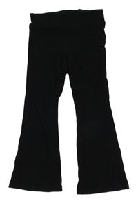 Černé flare legíny H&M