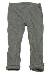 Šedé žebrované legíny Disney