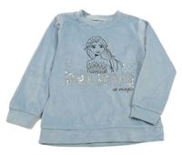 Světlemodrá plyšová mikina s Elsou George