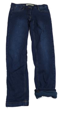 Tmavomodré podšité skinny rifle Pocopiano