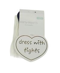 Nové - Bílo-tmavomodré punčocháče Early Days