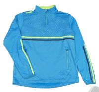 Modro-zelená vzorovaná sportovní funkční mikina O´neills